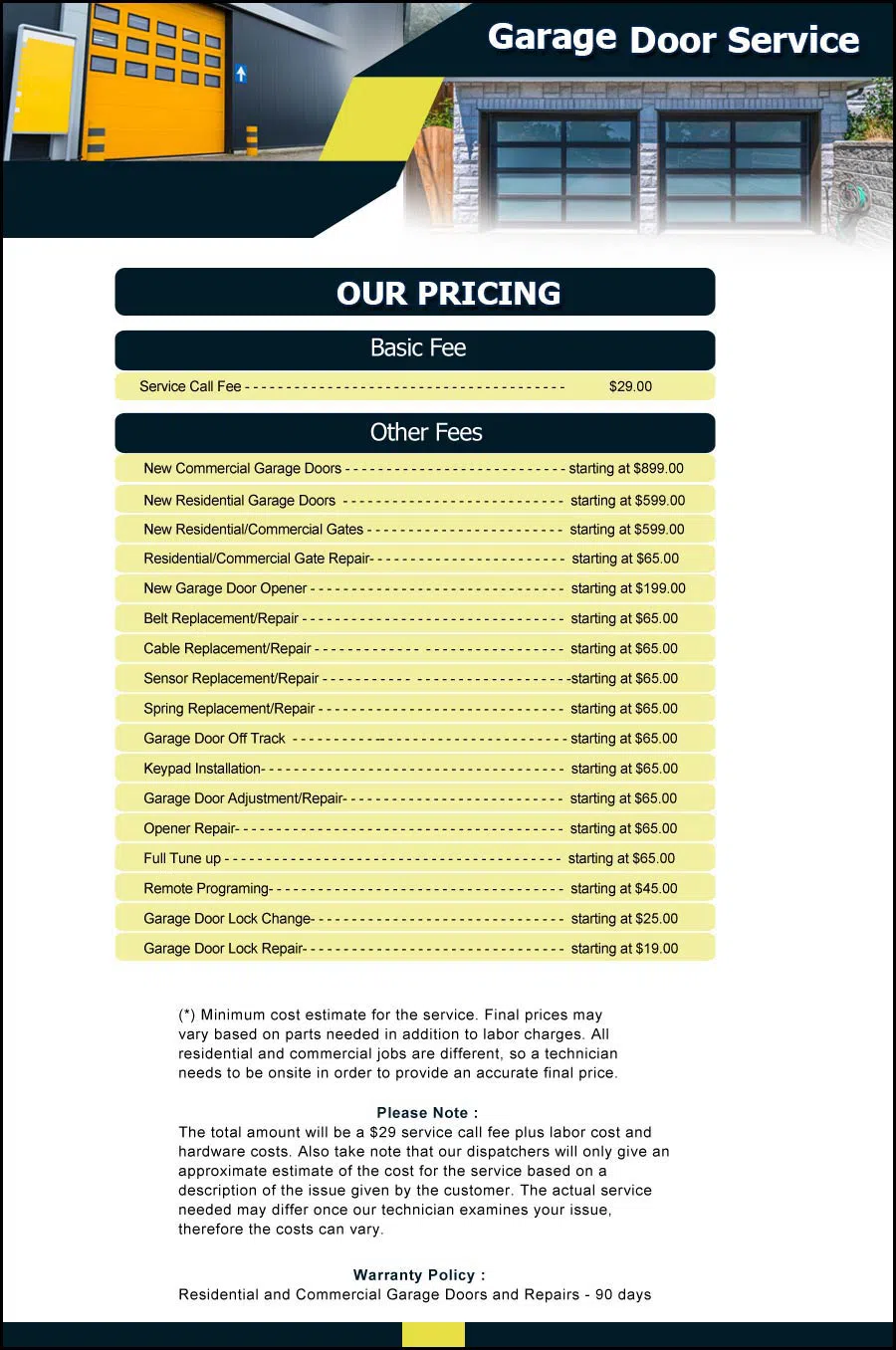 Garage Door & Opener Repairs Austin, TX 512-677-6397